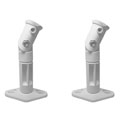 Universal White Satellite Speaker Mounts (6-pack)