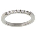 14k White Gold 1/4ct TDW Round Diamond Seven-Stone Anniversary Band (G-H/ I1)