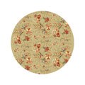 Lyndhurst Floral/ Sage Polypropylene Rug (8' Round)