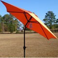 Adjustable Orange Aluminum 7.5-foot Patio Umbrella