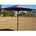 7.5-foot Navy Blue Aluminum Patio Umbrella