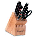 Wusthof Classic 9-piece Santoku Knife Block Set