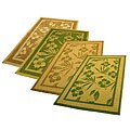 Hibiscus Polypropylene Area Rug (3'11 x 5'6)