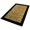 Leopard Polypropylene Area Rug (5'3 x 7'6)