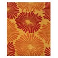 Hand-tufted Wool Red Timber Rug (5' x 8')