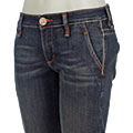 BCBGirl's Ring Stretch Denim Straight Leg Jeans