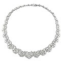18k White Gold 64-3/8ct TDW Diamond Necklace (G-I, I1-I2)