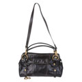 Dolce Gabbana Black Leather Satchel
