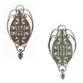 Iron Tear Drop Wall Decor
