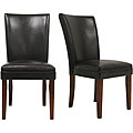 Leather Parson Side Chairs (Set of 2)