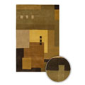 Hand-tufted Aditi New Zealand Wool Rug (5' x 8')