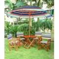 Directors 6-piece Chair Patio Set with Umbrella