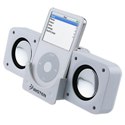 White Foldable Multimedia Speakers for iPod (Pack of 10)