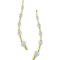 14k Gold 1/2ct TDW Diamond Journey Earrings (H-J, I1-I2)