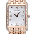Concord Men's Veneto 18k Rose Gold Diamond Watch