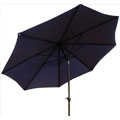 Blue Crank and Tilt 10-foot Outdoor Umbrella