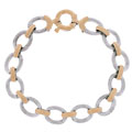 14k Two-tone Gold Reversible Bracelet