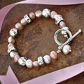 Baroque Pearl with Sterling Silver Bracelet (Israel)