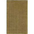 Hand-tufted Simplicity Gold Wool Area Rug (8' x 11')