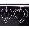 Handmade Sterling Silver Concentric Heart Earrings (Mexico)