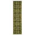 Hand-hooked Garden Multicolor Wool Runner (2'6 x 10')