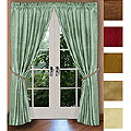 Dupioni Silk Rod Pocket Curtain Panel Pair (84 in.)