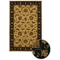 Hand-tufted Carina Beige Wool Rug (5' x 7'6)