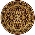 Hand-tufted Heritage Kashan Wool Rug (3'6 Round)