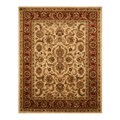 Hand-tufted Nikka Ivory Wool Rug (8' x 10')