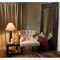 Alyssa Tan Microfiber Nail Head Chair