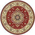 Lyndhurst Traditional Red Area Rug (5' Round)