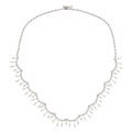 Sterling Silver CZ Necklace