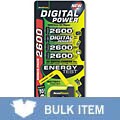 Rechargeable 4-pack AA NiMH Batteries (Case of 6)
