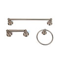 Fontaine Brushed Nickel 3-piece Bathroom Accessory