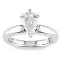 14k Gold 1ct TDW Pear Diamond Solitaire Ring (I-J, I1-I2)