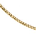 14k Yellow Gold 18-inch Snake Necklace