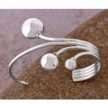 Sterling Silver Floral Bud Cuff Bracelet (Mexico)