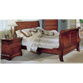 Claremont Cherry Queen-size Bed and Nighstand Set
