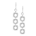 Sterling Silver Modern Dangling Earrings