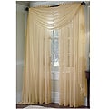 Platinum Voile Sheer Rod Pocket Curtain Panel (72 in. x 60 in.)