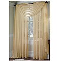 Platinum Voile Sheer Rod Pocket Curtain Panel (95 in. x 60 in.)