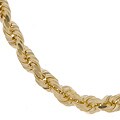 14k Yellow Gold 18-inch DC Rope Necklace