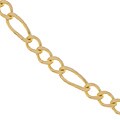 14k Yellow Gold 24-inch Figaro Necklace