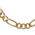 14k Yellow Gold 8-inch Figaro Bracelet