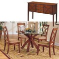 Sutton Cherry Dining Table, Chairs & Buffet Table
