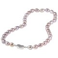 Cultured FW Pink Pearl Heart Necklace (8-9mm)