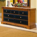 Black & Cherry Children's 7-drawer Dresser