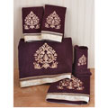 Avanti Villa Scroll Plum 6-piece Towel Set
