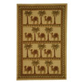 Hand-hooked Camel Ivory Wool Rug (5'3 x 8'3)