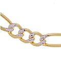 14k Yellow Gold Figaro Necklace (22 in.)